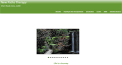 Desktop Screenshot of newpathstherapy.com
